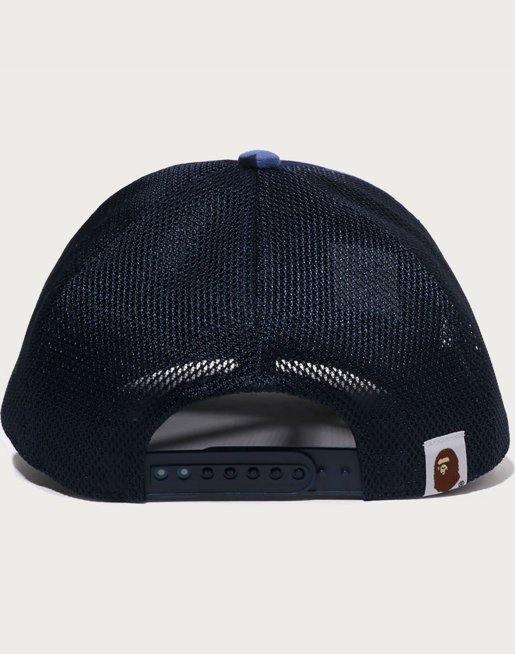 COLOR CAMO CRYSTAL BATHING APE LOGO MESH CAP LADIES