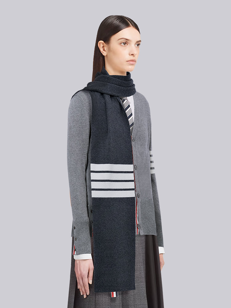 Solid color couple scarf