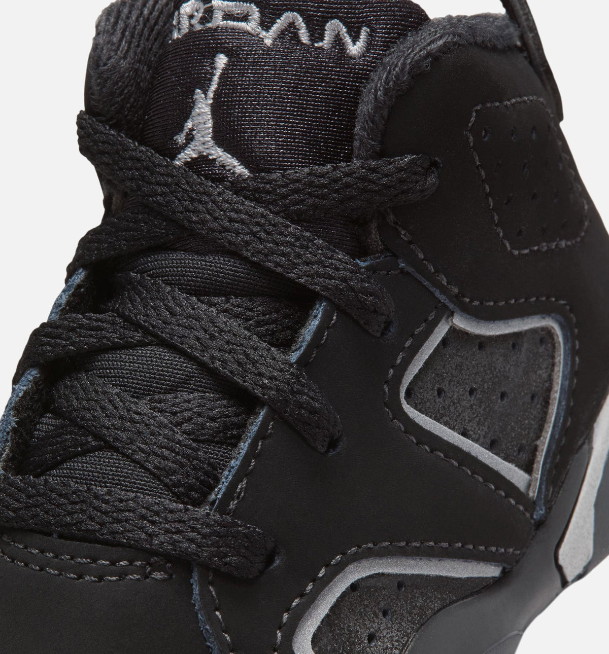 Air Jordan 6 Retro "Cap & Gown" Infant/Toddler Shoe – Black/Reflective Silver/Black