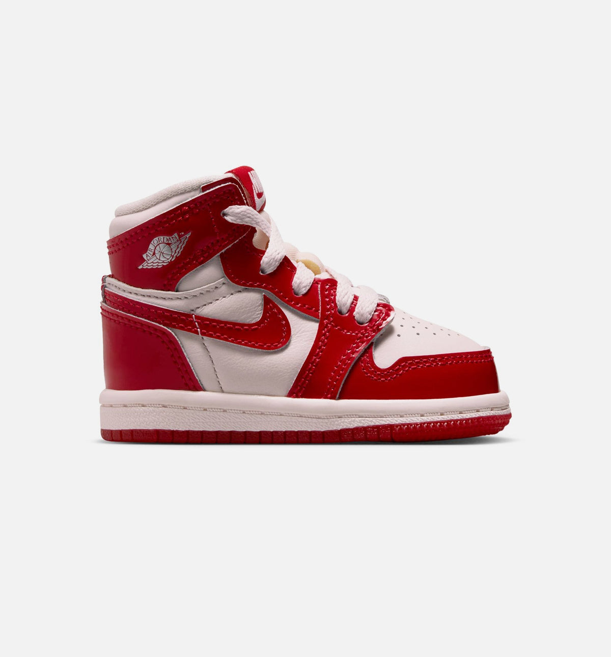 Air Jordan 1 Retro High OG Nails And Grails Infant/Toddler Sneakers | University Red/Metallic Silver