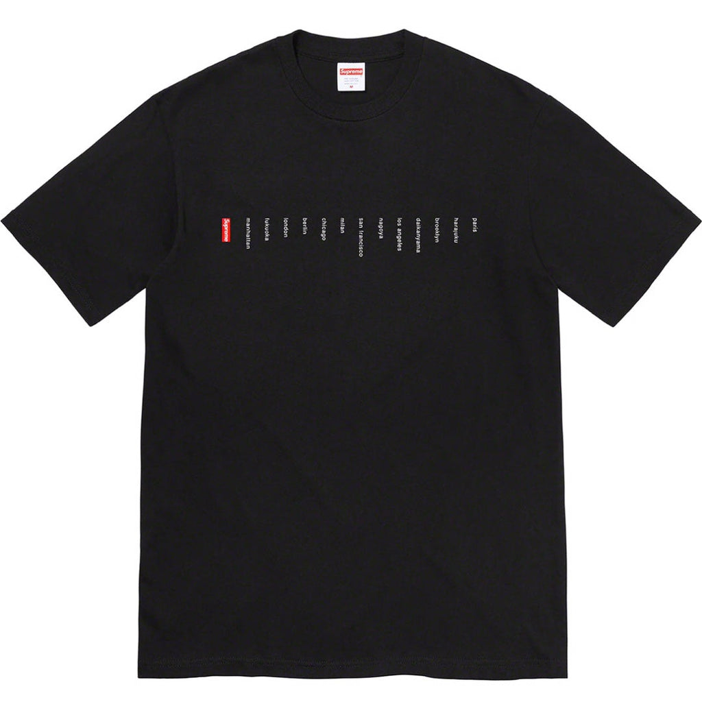 Supreme Location Tee – 100% Cotton Graphic Tee