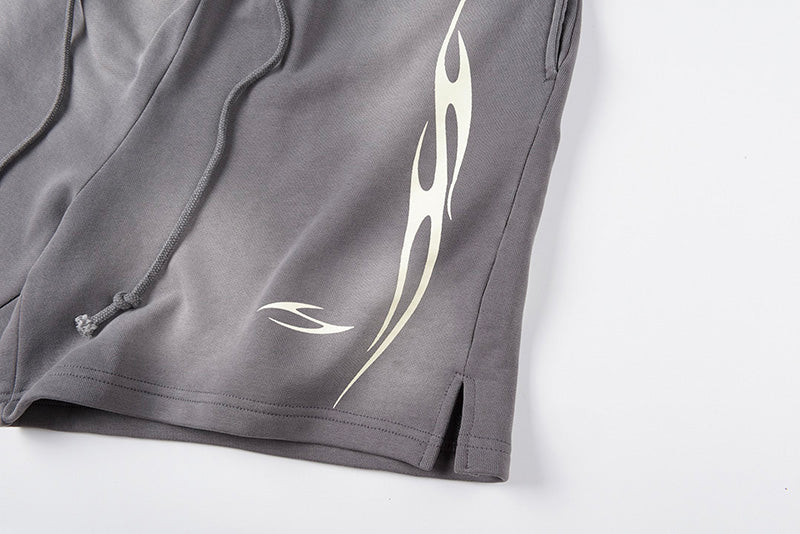 Hellstar Studios Sports Flame Shorts