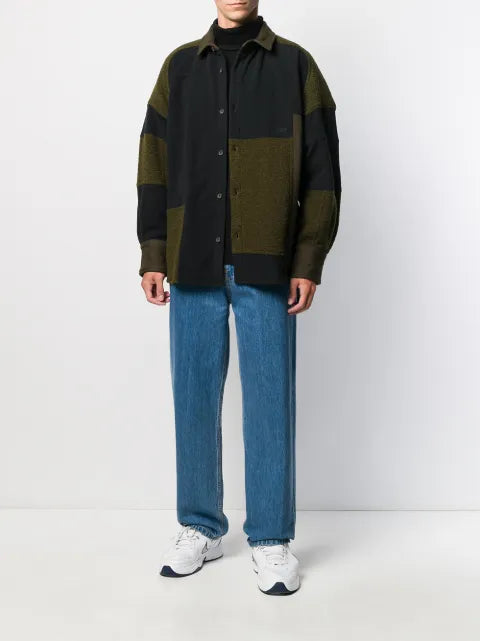 AMBUSH patchwork fleece jacket