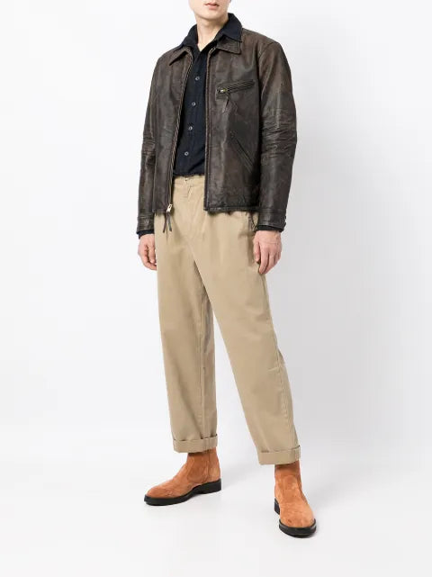 Ralph Lauren RRL zipped leather jacket