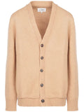 Maison Margiela V-neck elbow-patch cardigan