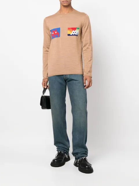 Comme Des Garçons Shirt graphic-print round-neck jumper