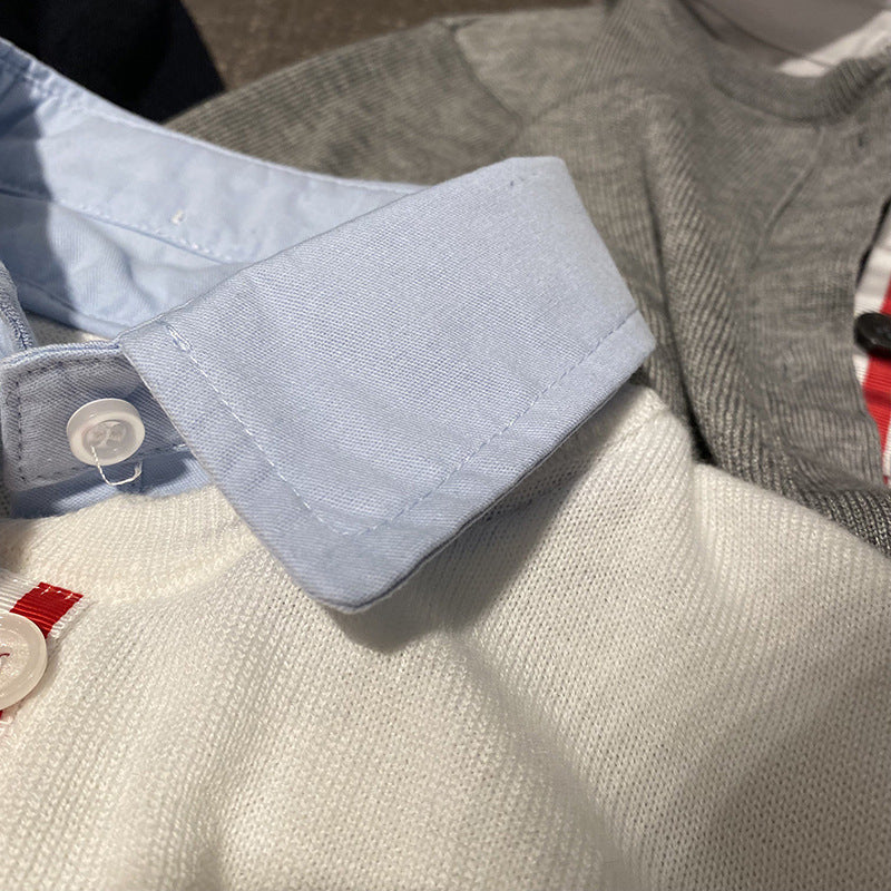 Thom Browne Ladies fake two piece cardigan