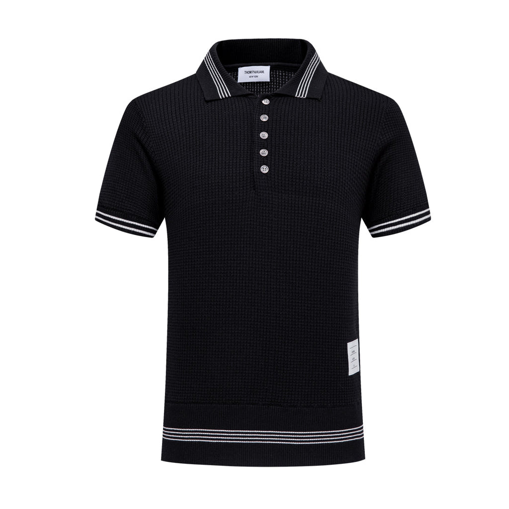 Classic Four-Bar Wool T-Shirt - 100% Cotton Made in Japan | Thom Browne
