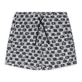 Black/White Amiri Interweave Swimtrunk