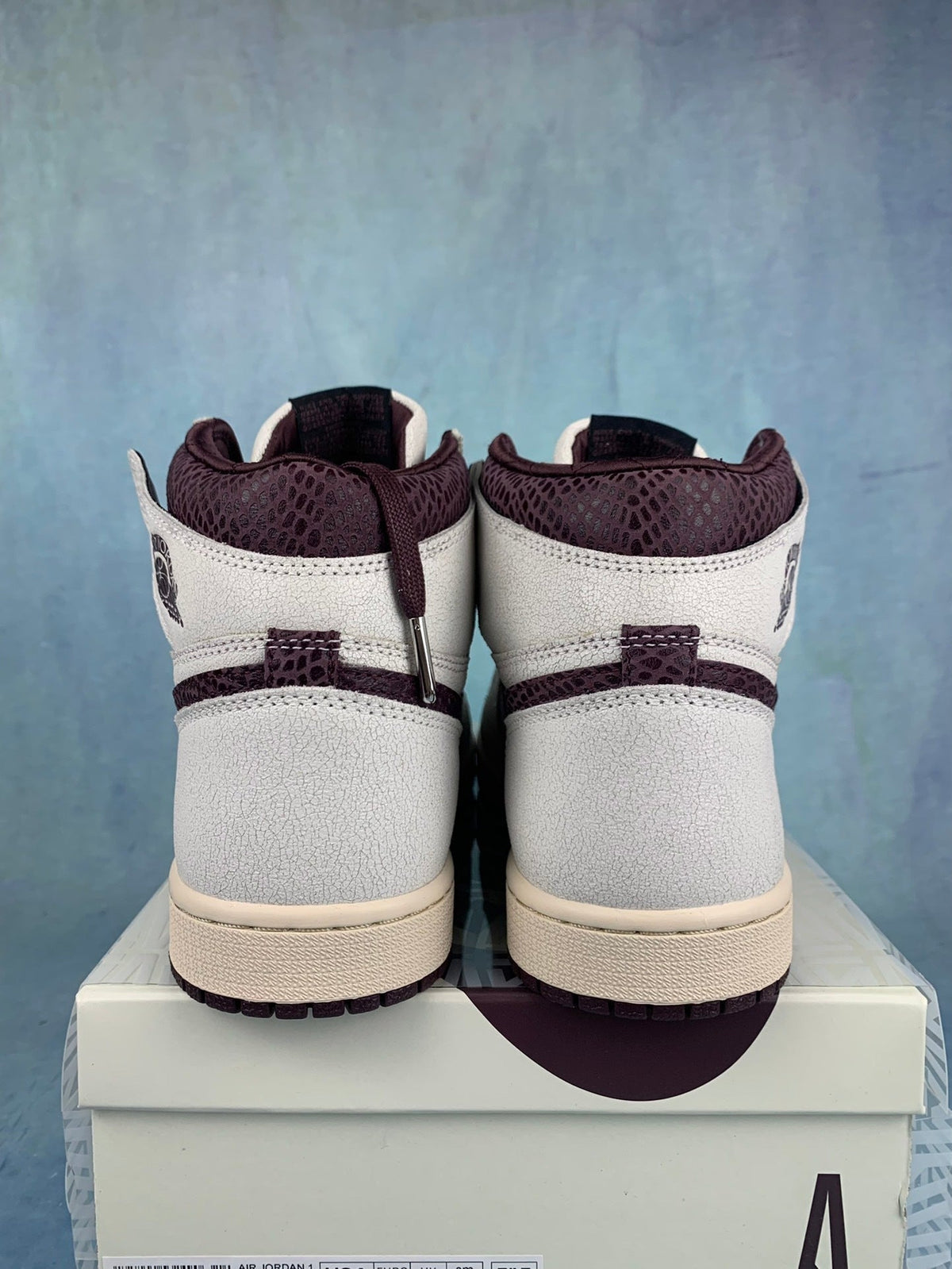 Air Jordan 1 High Cracked Snakeskin Unisex Sneakers DO7097-100