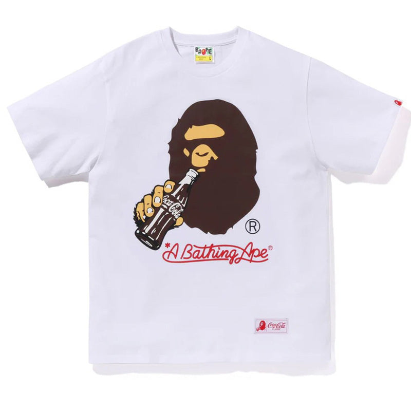 BAPE x Coca-Cola Ape Head Men's T-Shirt - Red