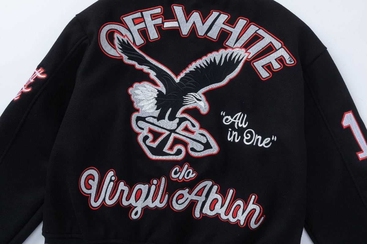 OFF WHITE Golf Varsity Jacket
