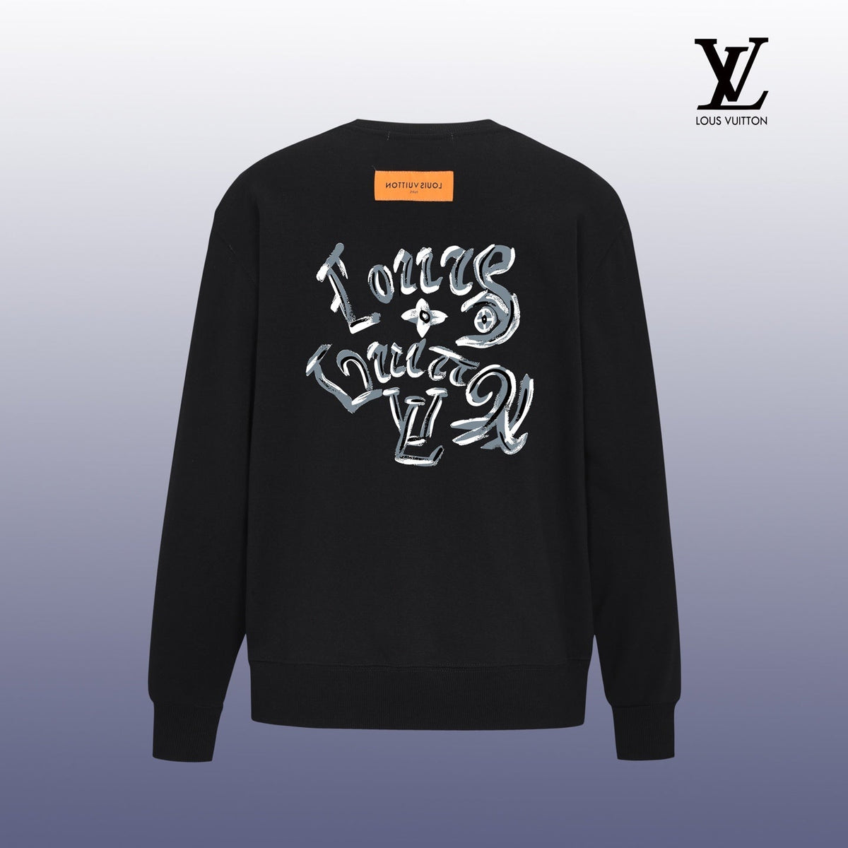 Designer Graphic Print Crewneck Sweatshirt