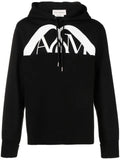 Alexander McQueen logo-print cotton hoodie