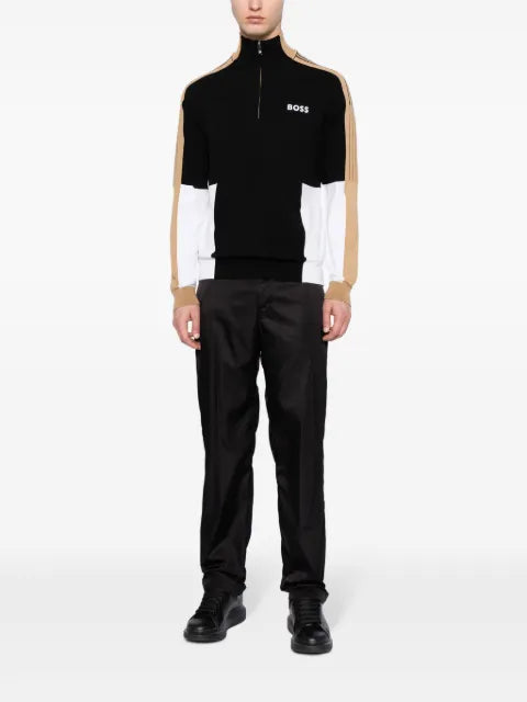 BOSS Zolkar colour-block sweatshirt