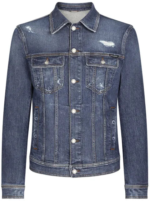 Dolce & Gabbana buttoned denim jacket