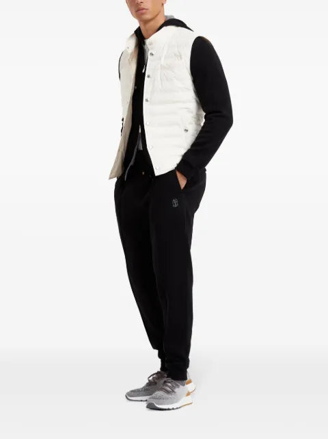 Brunello Cucinelli high-neck quilted gilet