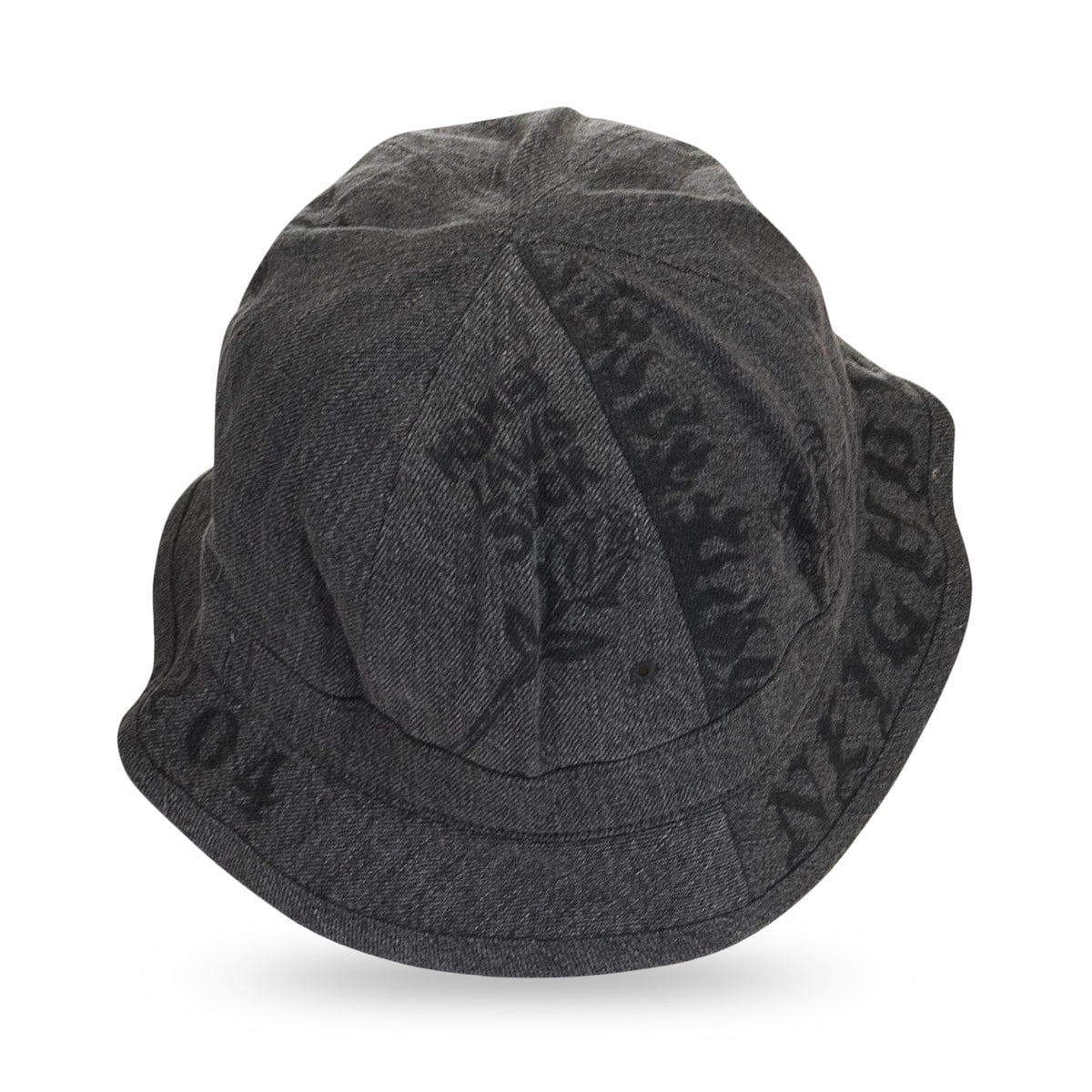 FADE DENIM BALL BLACK HAT
