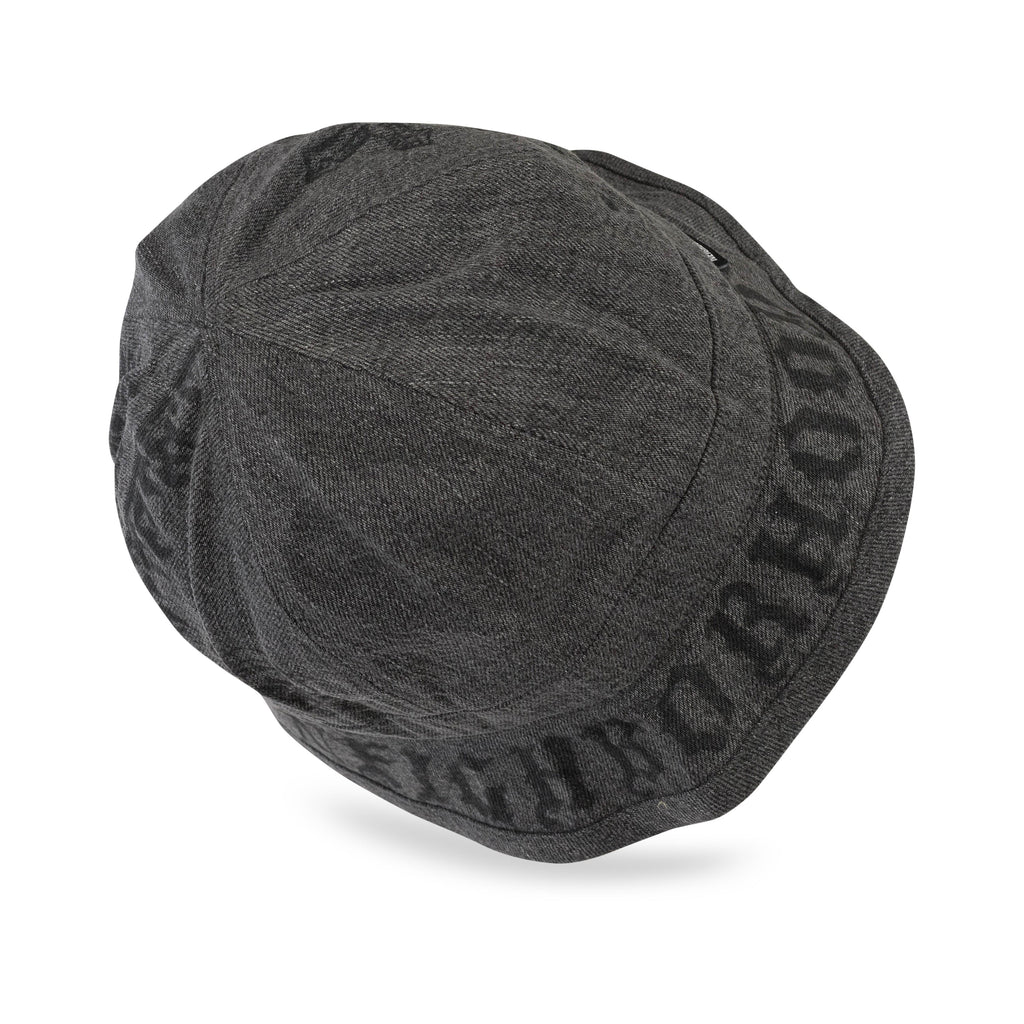 FADE DENIM BALL BLACK HAT