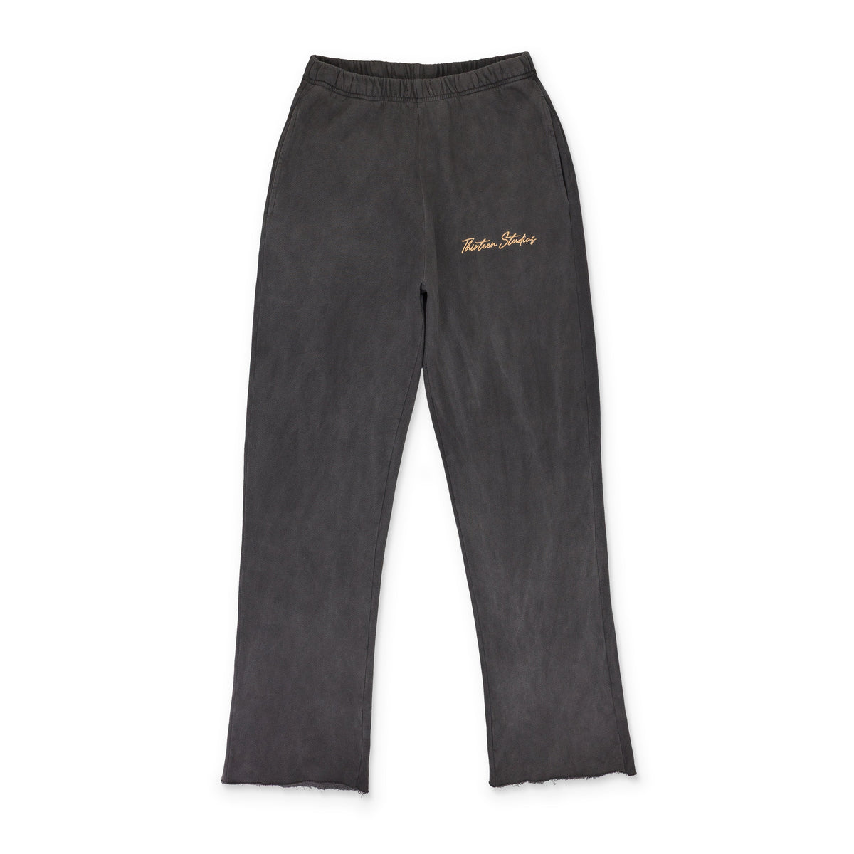 BLACK OIL WASH SWEATPANTS