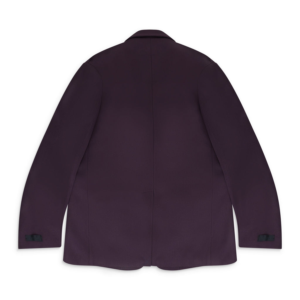 BLACK PADDED SINGLE BREAST JACKET