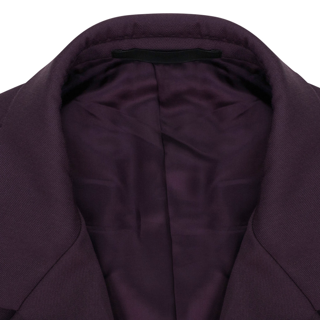 BLACK PADDED SINGLE BREAST JACKET
