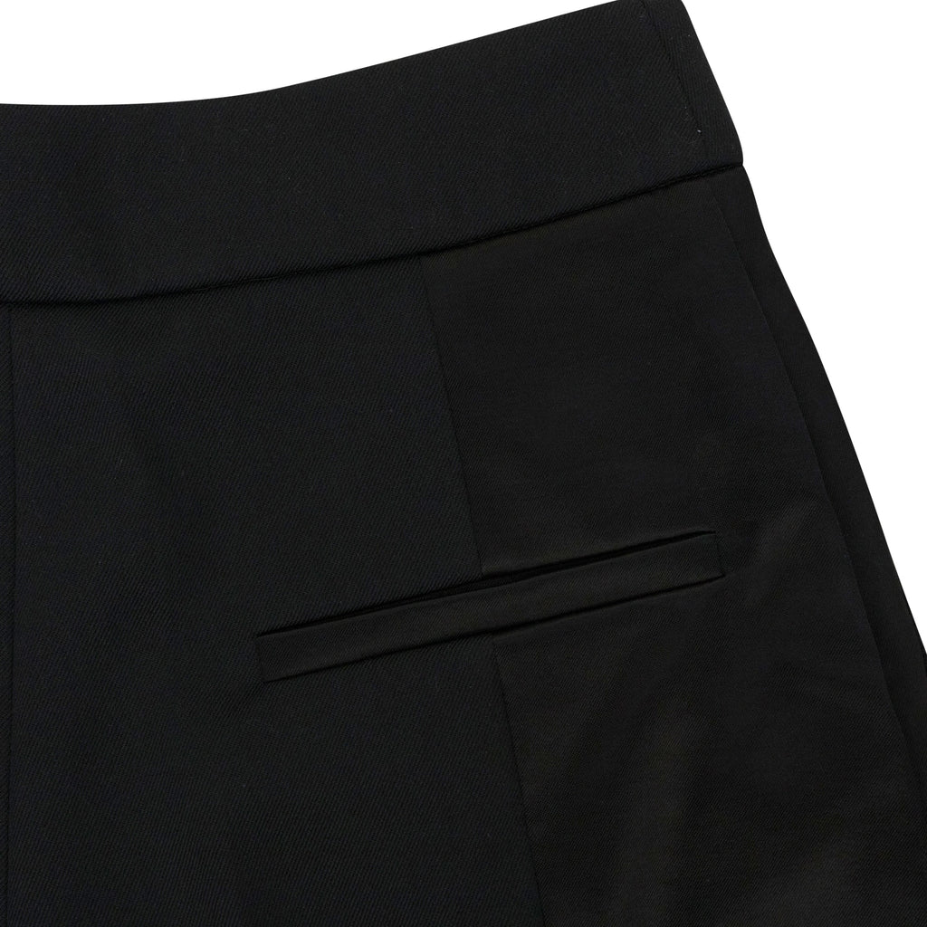BLACK CIGARETTE STRAIGHT-FIT PANT