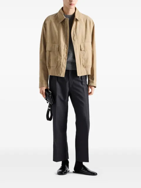 Prada bomber jacket in suede