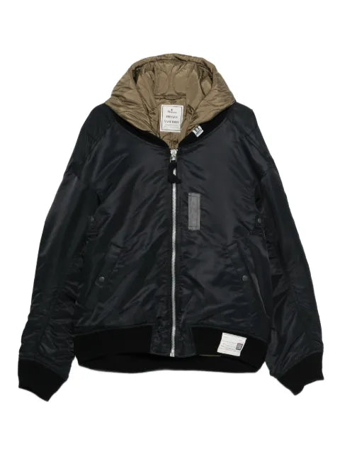 Maison MIHARA YASUHIRO hooded bomber jacket