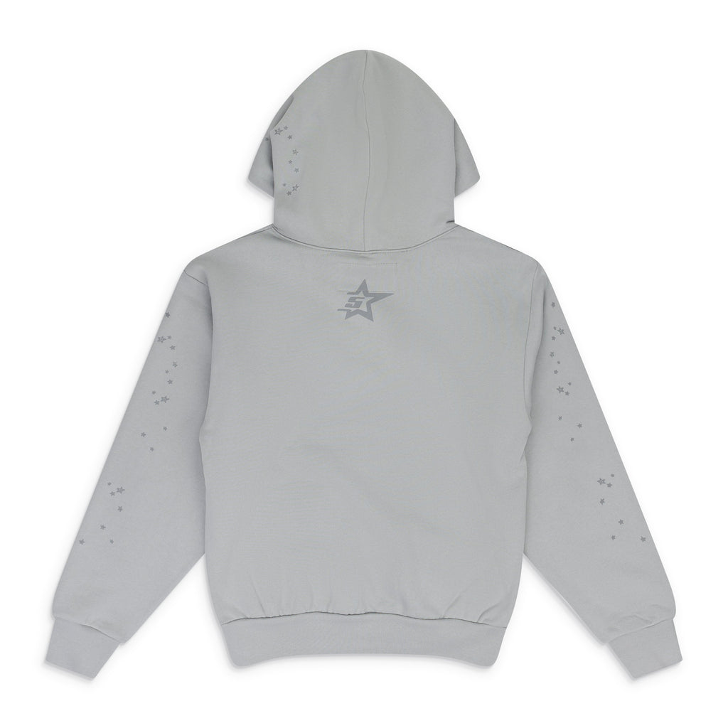 Grey Tonal Punk V2 Hoodie