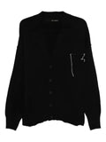 Isabel Benenato buttoned frayed-edge cardigan