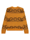 RHUDE Bandana V-neck knit cardigan