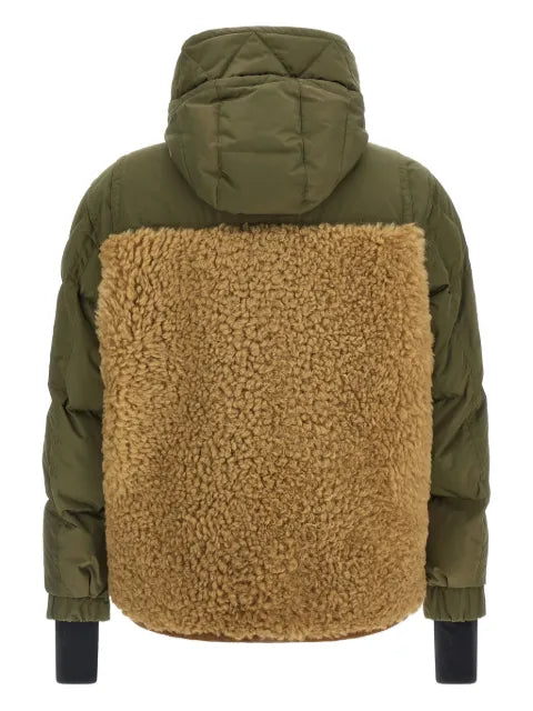 Moncler Grenoble Grifford shearling-panels puffer jacket