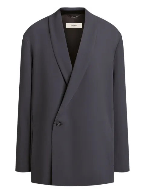 12 STOREEZ shawl-collar button blazer