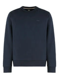 BOSS logo-embroidered cotton sweatshirt