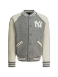 Polo Ralph Lauren x New York Yankees appliqués buttoned bomber jacket