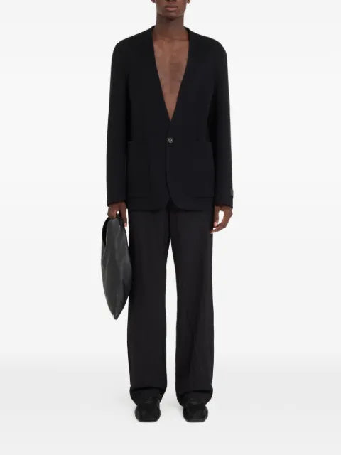 MM6 Maison Margiela single-breasted wool jacket
