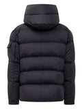Moncler Maya 70 hooded welt-pocket puffer jacket
