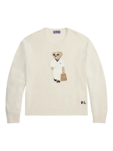 Ralph Lauren Purple Label bear-detail sweater