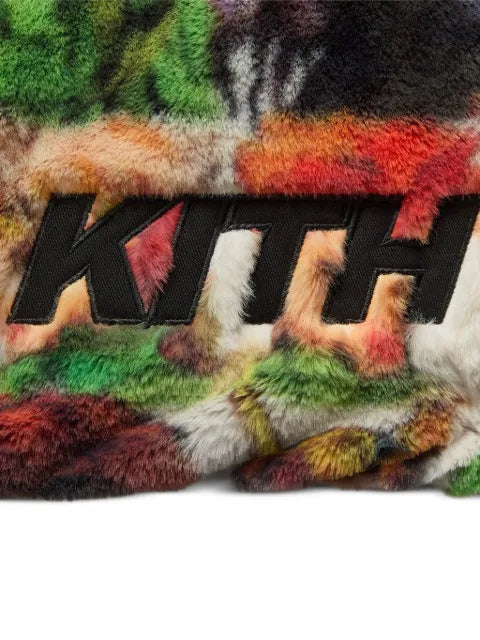 KITH x Marvel xCapcom Fighter faux-fur hoodie