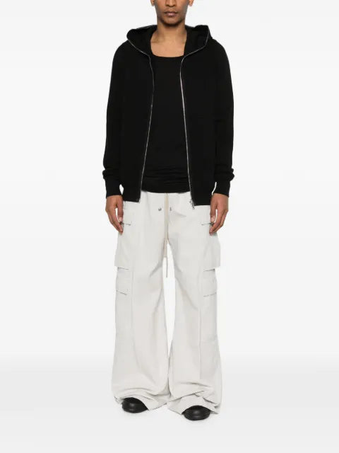 Rick Owens DRKSHDW zip-around hooded hoodie