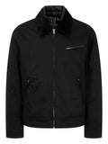 TOMBOY corduroy-collar padded jacket