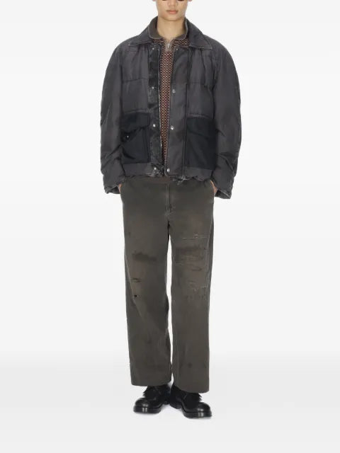 Enfants Riches Déprimés collared military puffer jacket
