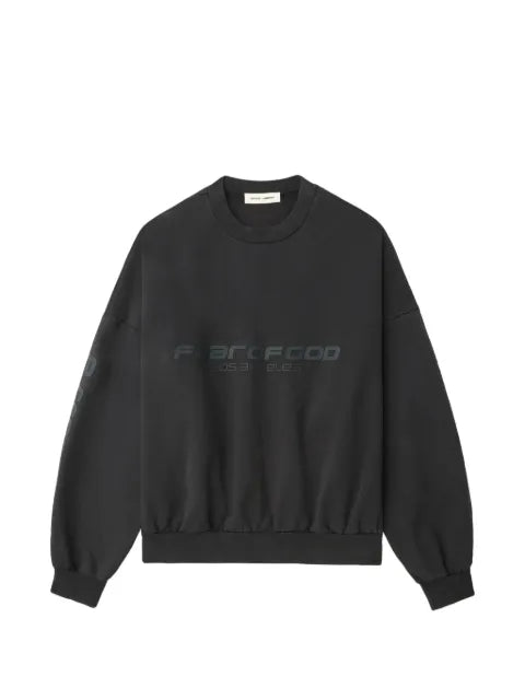 FEAR OF GOD ESSENTIALS logo-print cropped sweatshirt