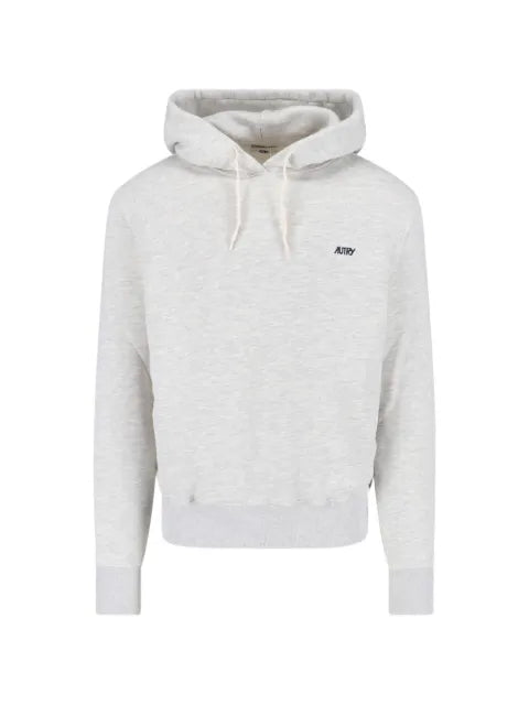 Autry logo-embroidered drawstring hoodie