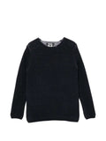 Black Comme Des Garçons round-neck long-sleeve jumper