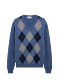 Pringle of Scotland V-neck argyle sweater