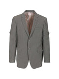 Thom Browne wool seersucker sport coat with armbands