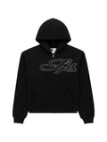 SP5DER rhinestone-embellished hoodie