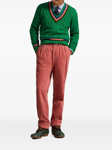 Polo Ralph Lauren cable-knit wool-cotton Cricket jumper
